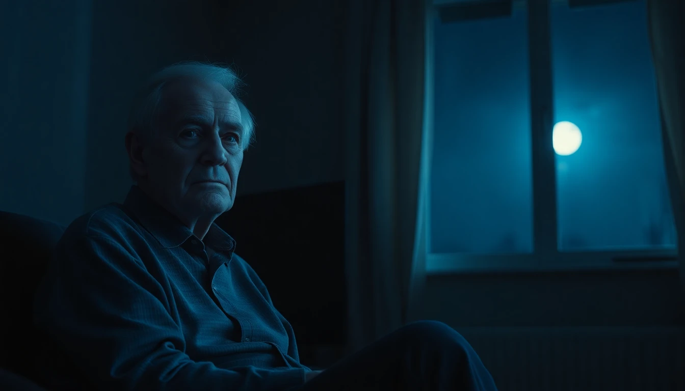 Personne âgée seule la nuit